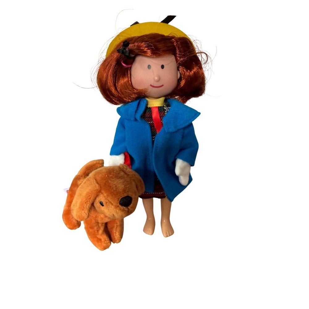 Yottoy Madeline 7.5" Poseable Doll Genevieve 3.5" Dog Leash Set 2014 Boutique